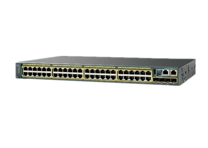 Stackable Manageable Network Switch , Fiber Optic Managed Switch WS-C2960S-48FPS-L